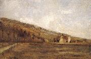 Camille Pissarro Winter scenery oil painting on canvas